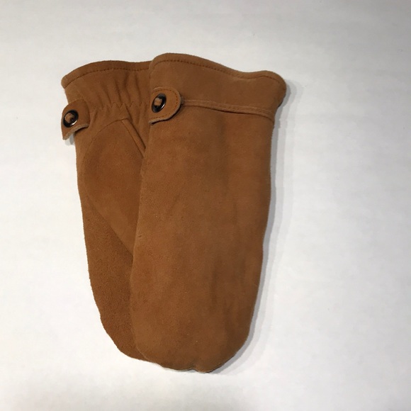 Deersuede ladies mittens - Picture 1 of 3